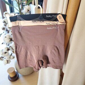 NWT Nautica Seamless High Waist Boxer Briefs – 3 Pack L (Sustainable)